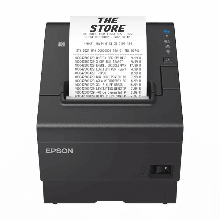 Epson Impresora Tickets TM-T88VII Usb+RS232+Ethern 1