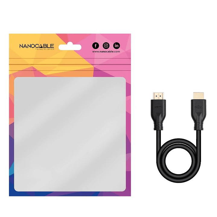 Nanocable Cable HDMI V2.0 4K@60HZ 18Gbps CCS 5 M 2