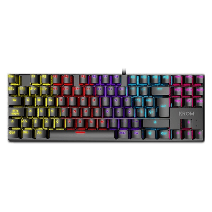 KROM Teclado Gaming NXKROMKASICTKL  TKL RAINBOW 1