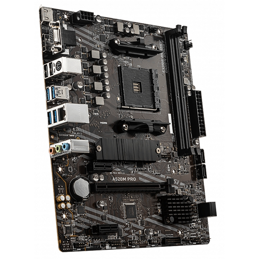 MSI Placa Base A520M PRO mATX AM4 3