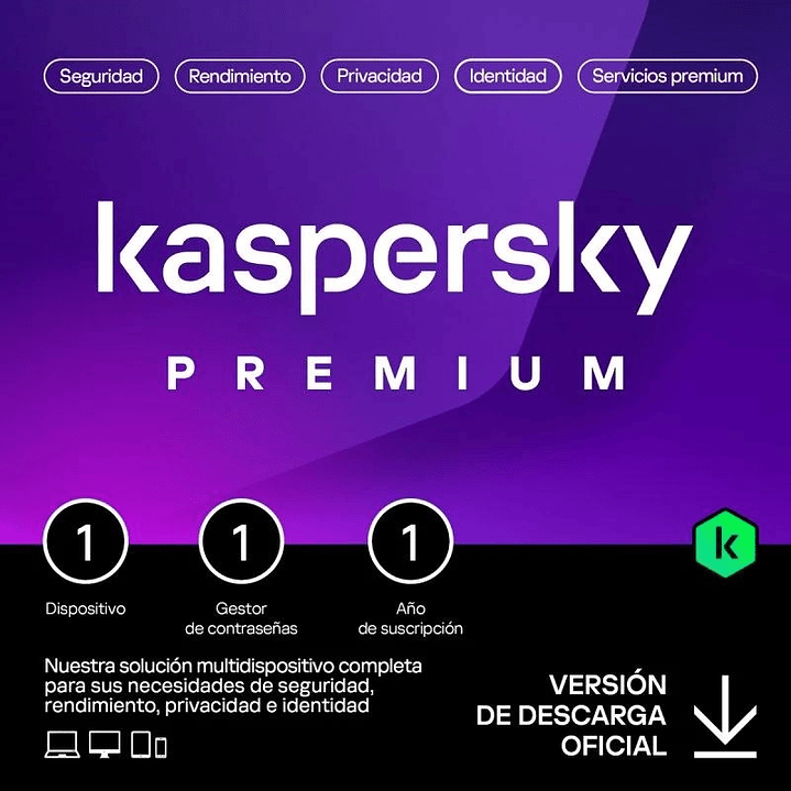 Kaspersky Premium 1L/1A ESD 1