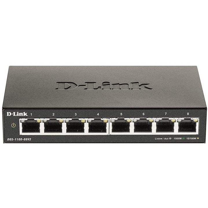 D-Link DGS-1100-08V2/E Smart Switch 8xGbE L2 1