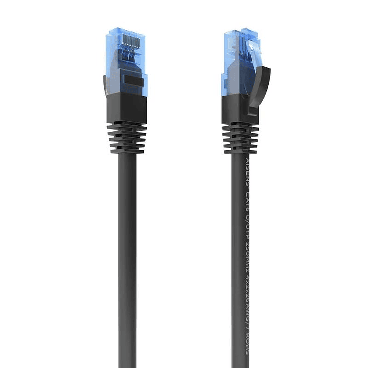 Aisens Cable RJ45 CAT.6 UTP AWG26 CCA Negro 10M 3