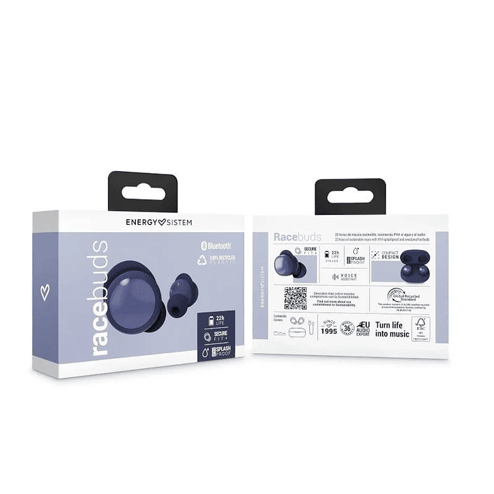 Energy Sistem Auriculares Navy Racebuds IPX4 4