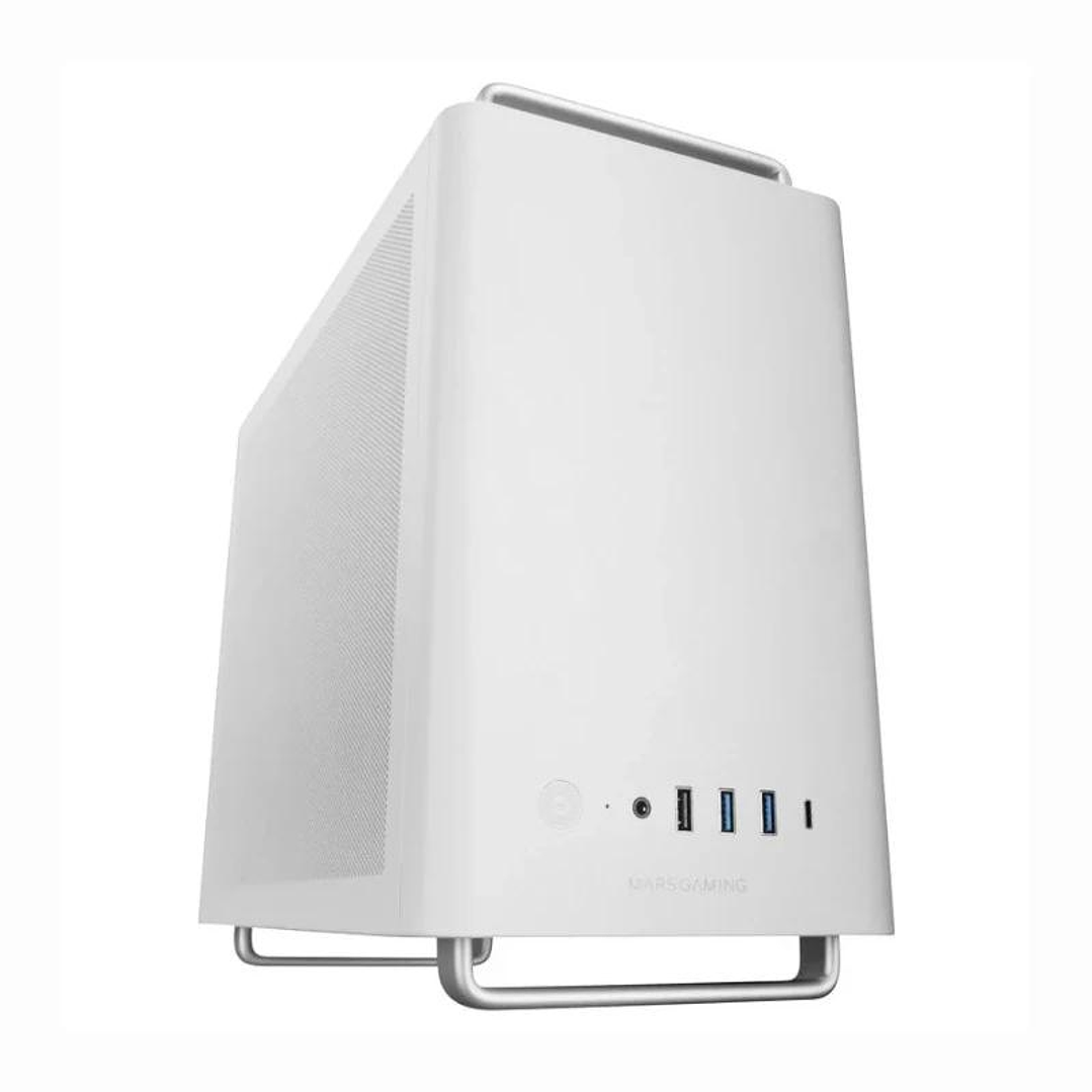 MARS GAMING Microatx MCELITE Alto Rendi. Blanco 1
