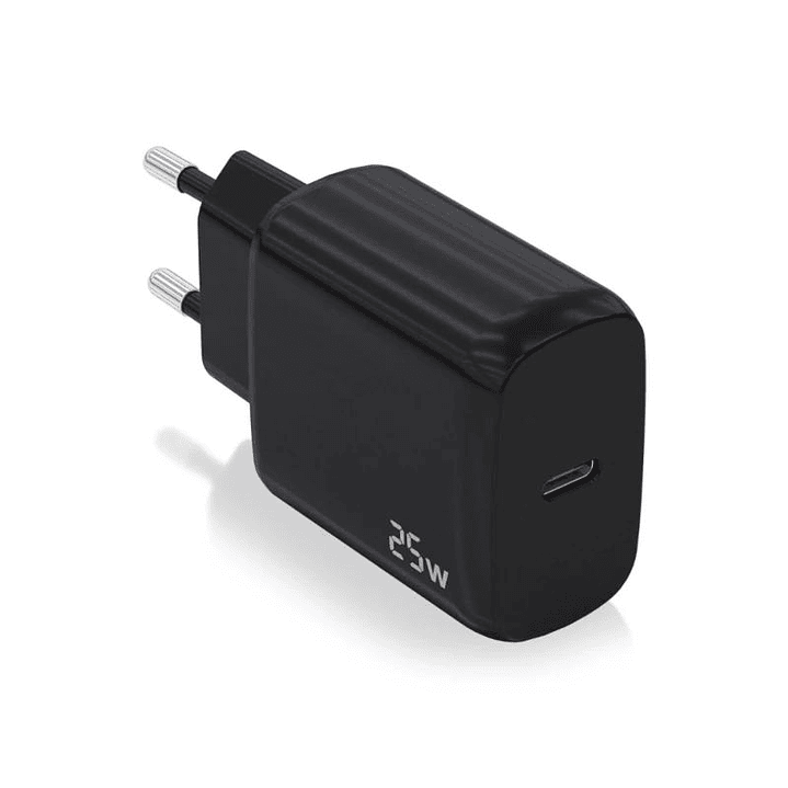Aisens Cargador 25W USB-C PD3.0 1xUSB-C Negro 1