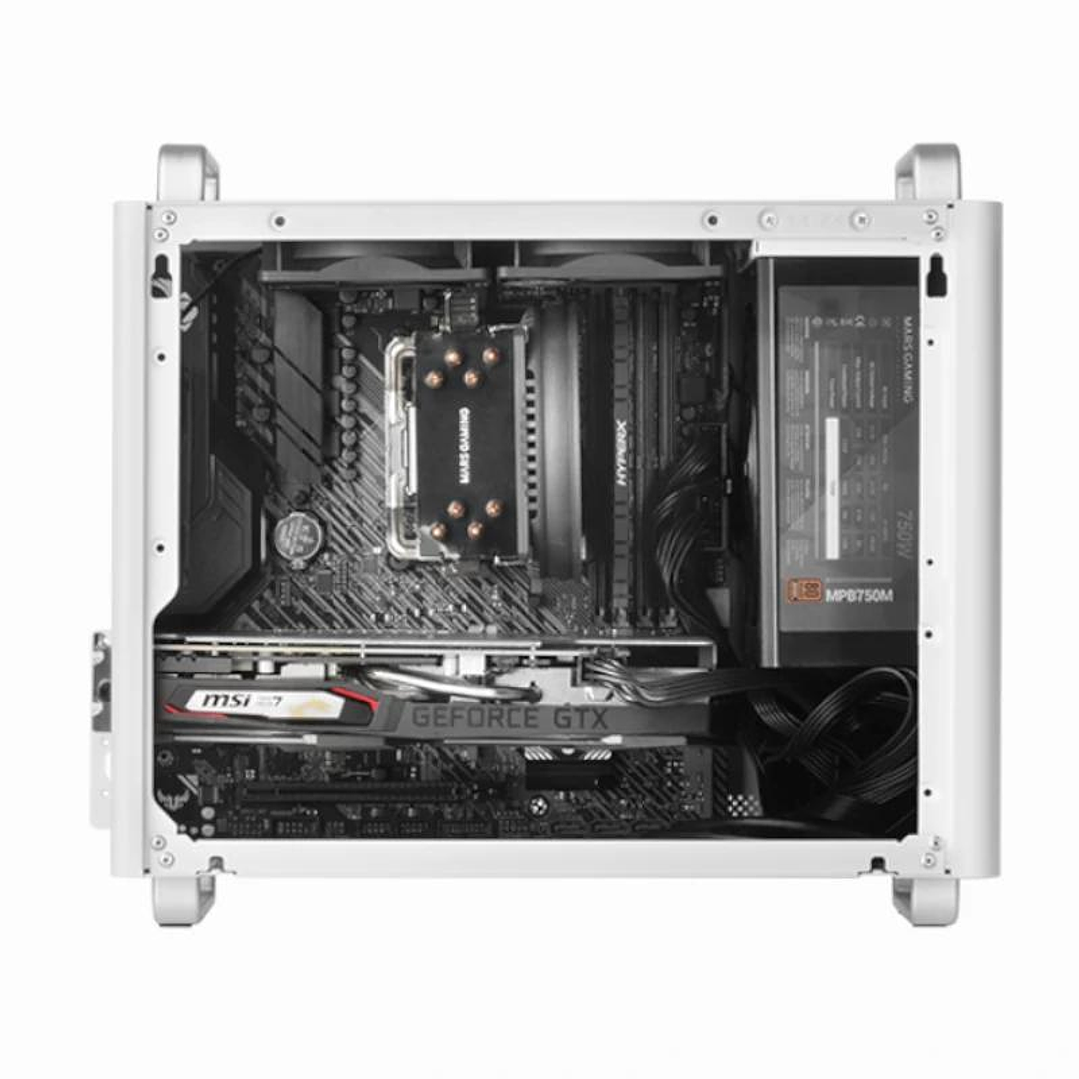 MARS GAMING Microatx MCELITE Alto Rendi. Blanco 4