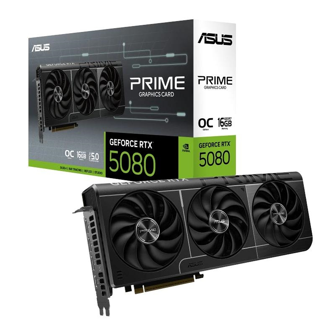 ASUS VGA NVIDIA PRIME RTX 5080 OC 16GB DDR7 1