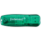 Intenso 3502460 Lápiz USB 2.0 Rainbow 8GB Verde - thumbnail 1