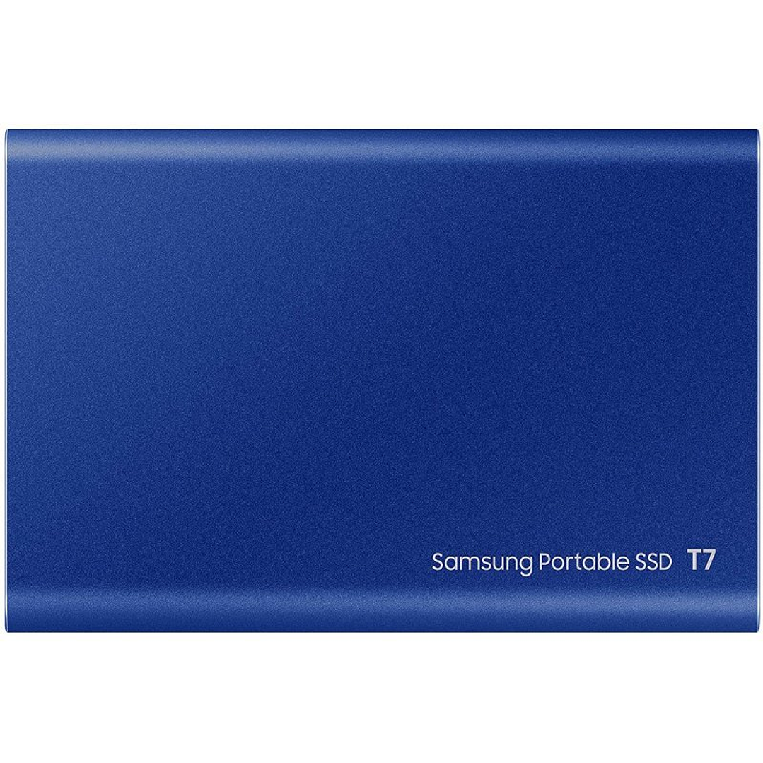 Samsung T7 SSD Externo 2TB NVMe USB 3.2 Azul 4