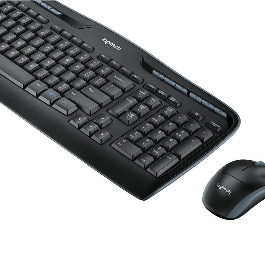Logitech Teclado+ Ratón MK330 USB Negro 3
