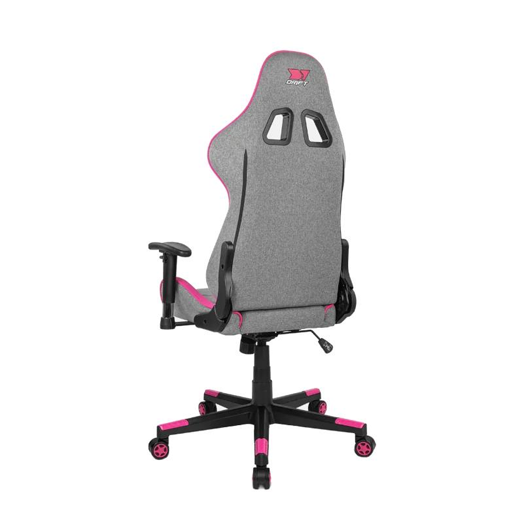 DRIFT Silla Gaming DR90 PRO Gris/Rosa 2