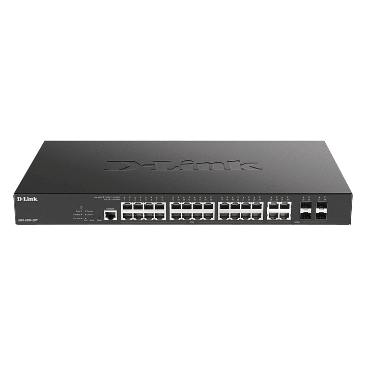 D-Link DGS-2000-28P Switch L2 24xGB PoE 4xCombo 1
