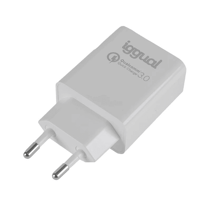 iggual Cargador doble USB QC3.0 + tipo C PD 20W 4