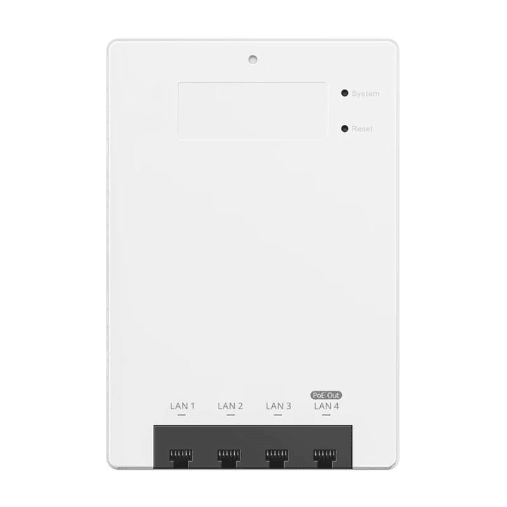 Reyee RG-RAP62-Wall AP AX3000 WiFi6 MIMO 2x2 4xGbE 3