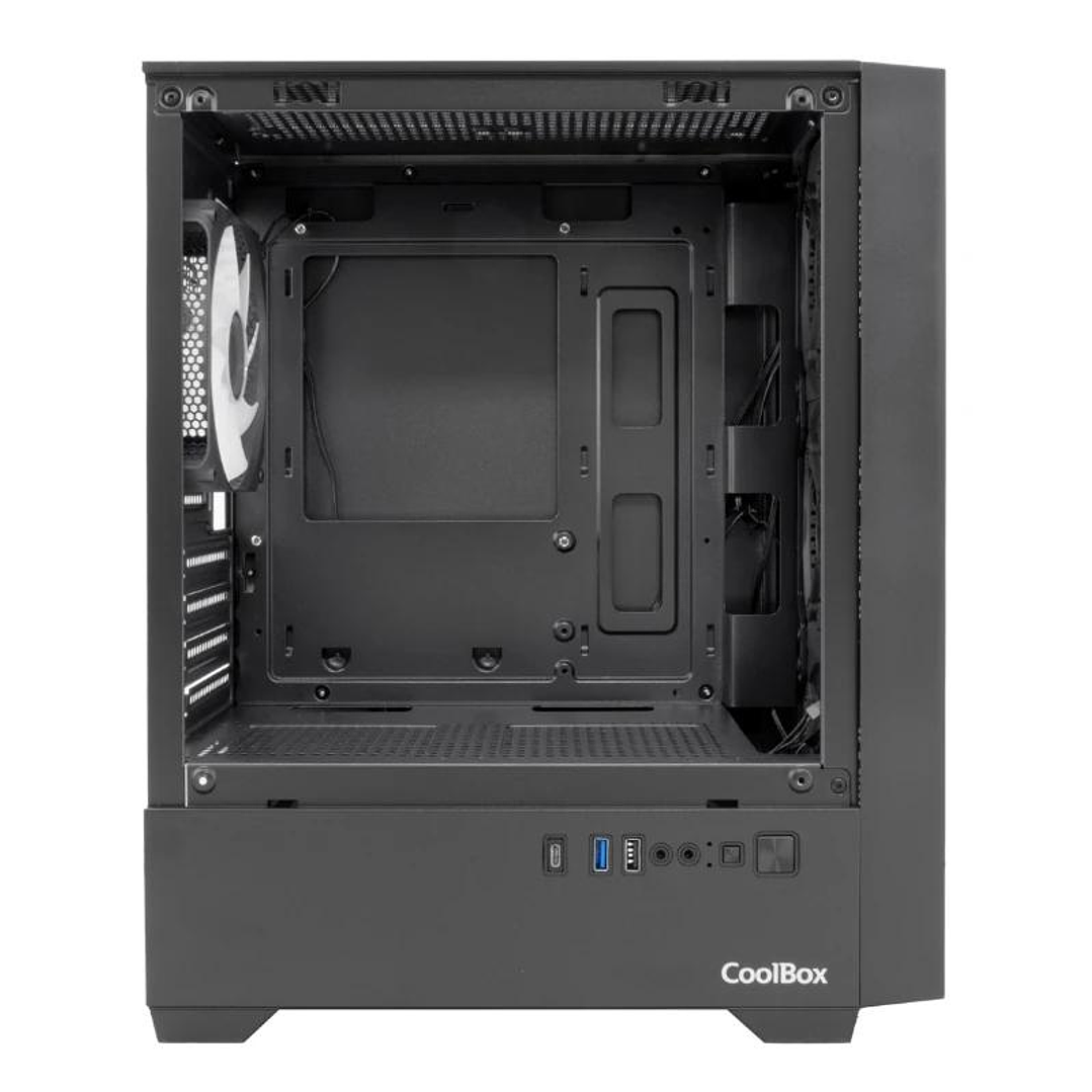 Coolbox Caja Gaming MATX GM200 F.Mesh S.FTE ARGB N 4