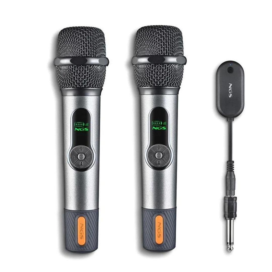 NGS Micrófonos inalámbricos Vocales Pack 2 1