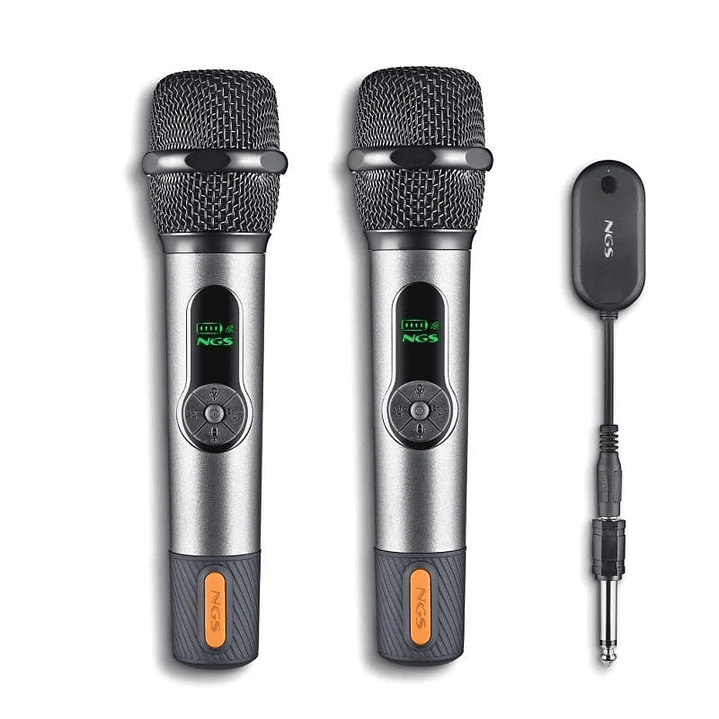 NGS Micrófonos inalámbricos Vocales Pack 2 1