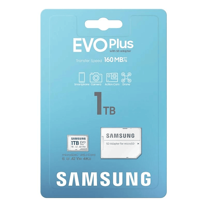 Samsung MicroSDHC EVO Plus New 1TB Clase 10 2