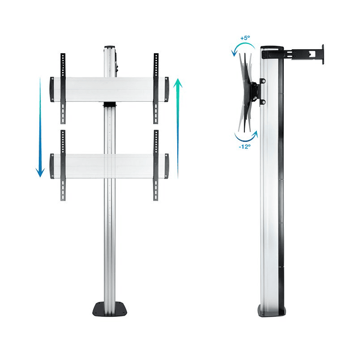 Tooq FS2270M-B Soporte suelo fijo  37-70