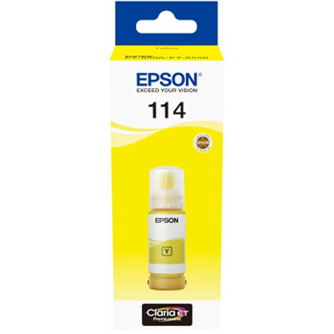 Epson Botella Tinta Ecotank 114 Amarillo 1