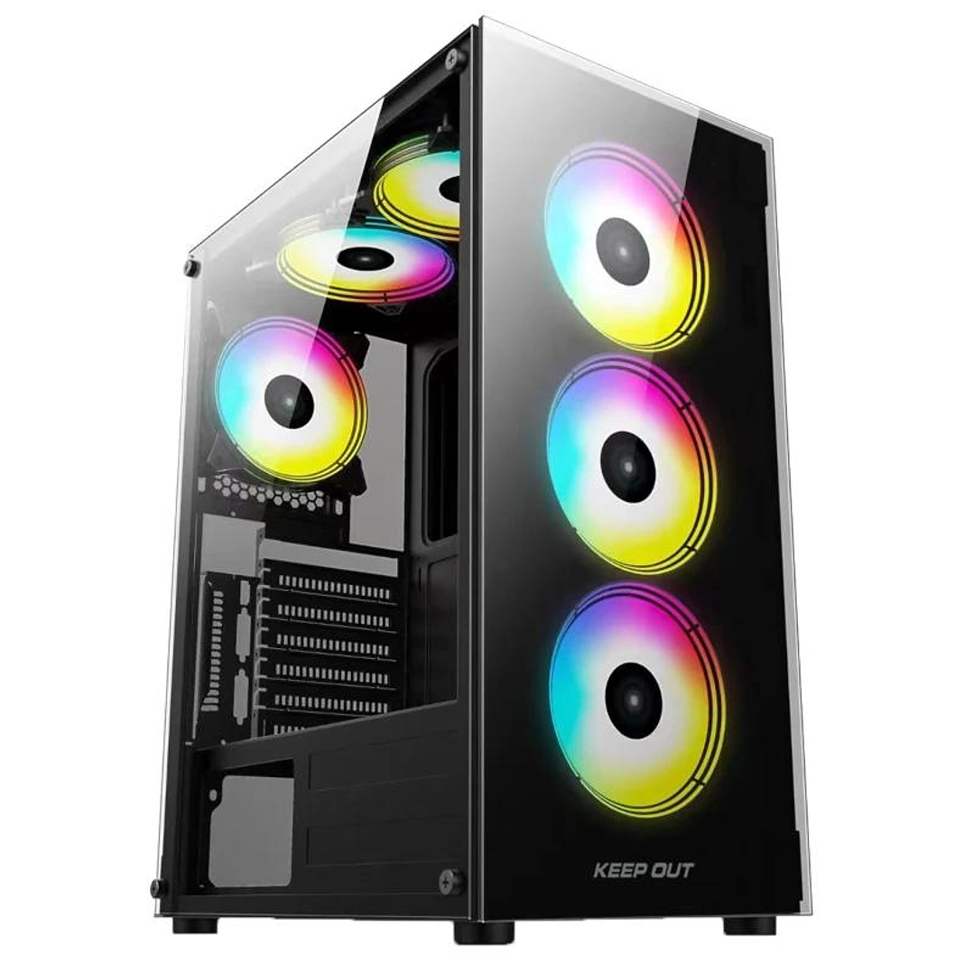 Keep Out Caja ATX XC-210 Glass Black USB3.0 1