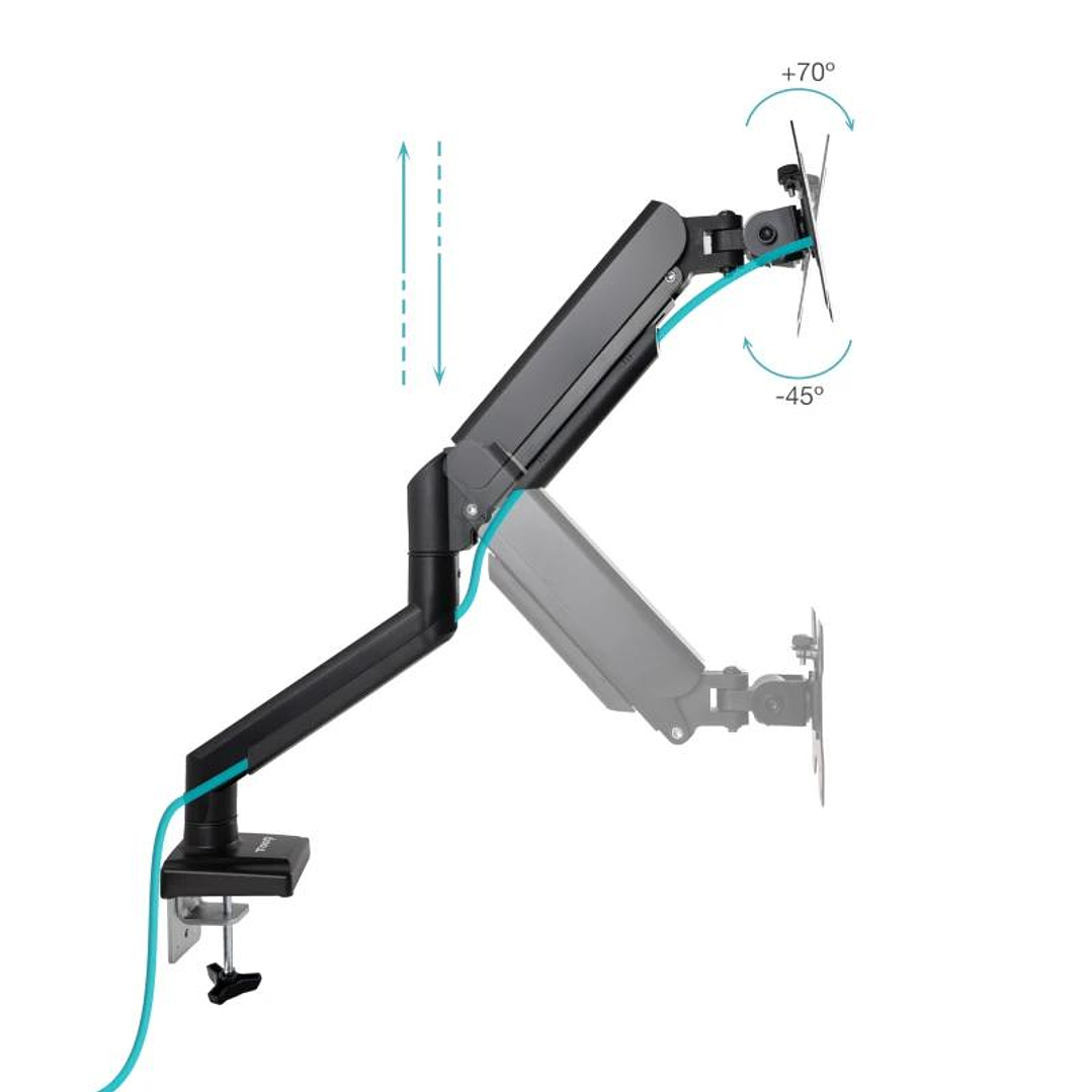 Tooq Soporte mesa DB1334TNR-B 1 brazo 13-34