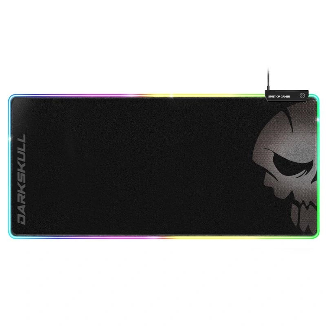Spirit of Gamer Alfombrilla DarkSkull RGB+HUB XXXL 1