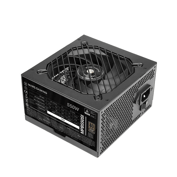 Mars Gaming Fuente MPB550SI 550w 80+ Bronze 1