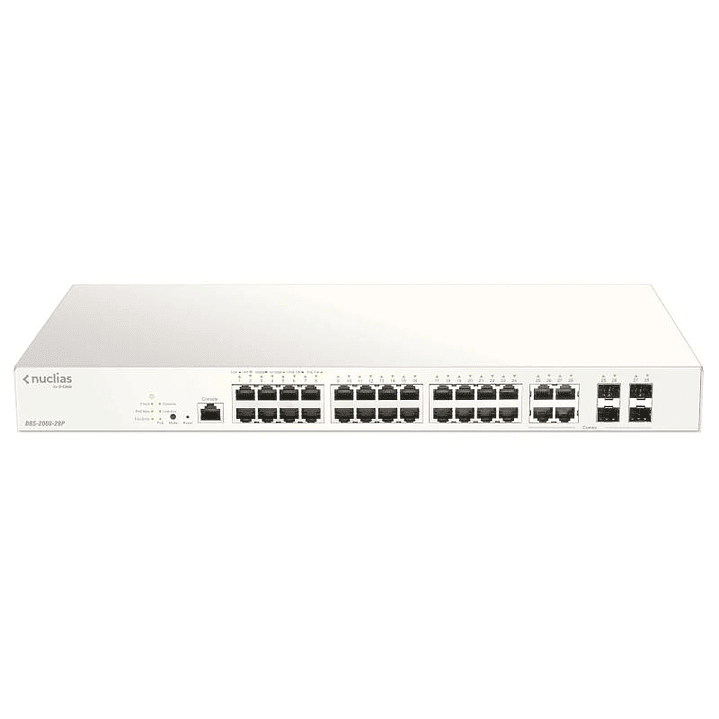 D-Link DBS-2000-28P/E 28xGb PoE+ Switch 193W 1Y 1