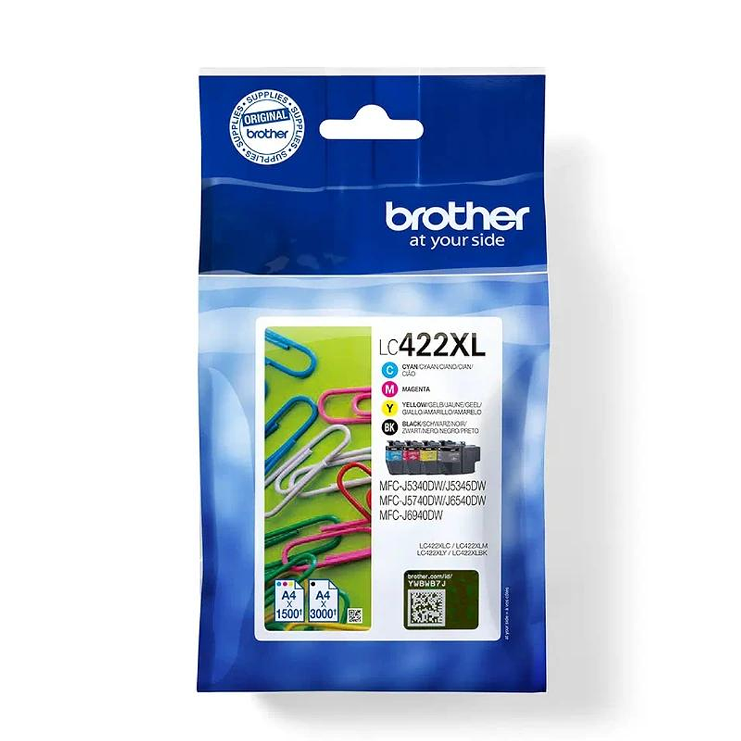 Brother Cartucho Multipack LC422XLVAL 3