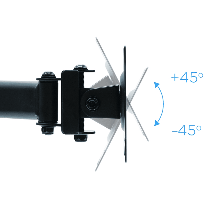 Tooq DB1327TN-B Soporte Monitor Mesa 3Brazos 13-27 3