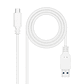 Nanocable Cable USB 3.1 Gen2 USB-C/A 2 M Blanco - Miniatura 1