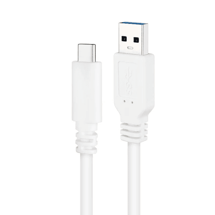 Nanocable Cable USB 3.1 Gen2 USB-C/A 2 M Blanco 2