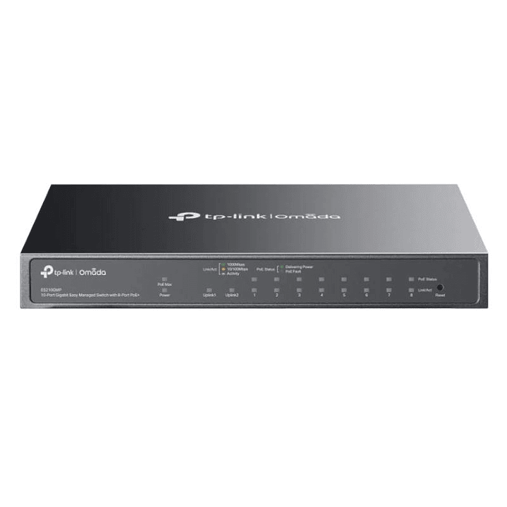 TP-Link ES210GMP Switch 8xG PoE+ 1xGbE 1xG-C 123W 1
