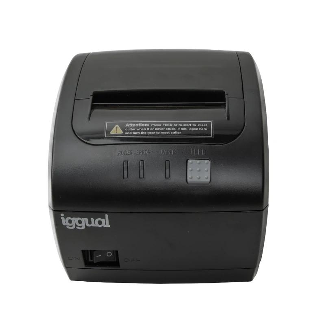 iggual Impresora térmica TP7001 USB+RS232+RJ45 3