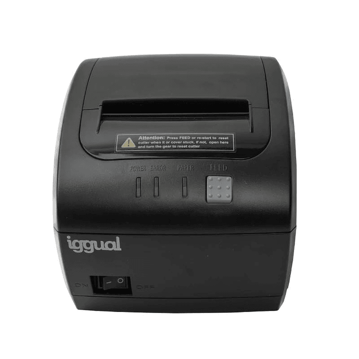 iggual Impresora térmica TP7001 USB+RS232+RJ45 3