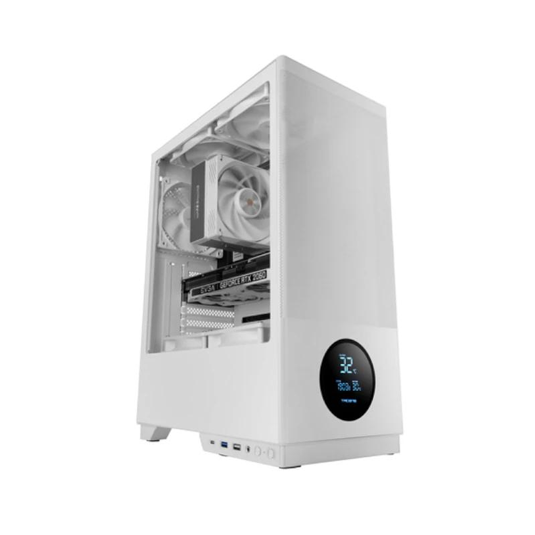 TACENS Caja Atx Pantalla Ventis 3X120mm Blanco 2