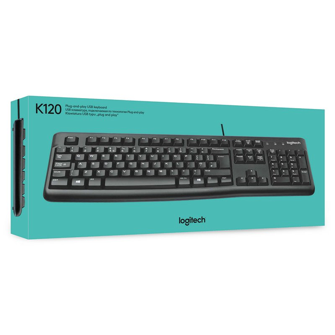 Logitech Teclado K120 OEM USB 4
