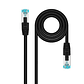 Nanocable Latiguillo Cat. 7 LSZH/SFTP 1M Negro - Miniatura 1
