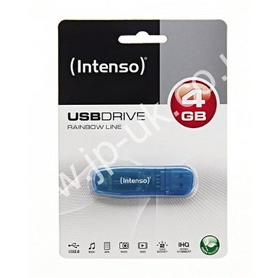 Intenso 3502450 Lápiz USB 2.0 Rainbow 4GB Azul 2