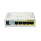 MikroTik CSS106-1G-4P-1S RB260GSP Switch 5xGB 1xSF - Thumbnail 1