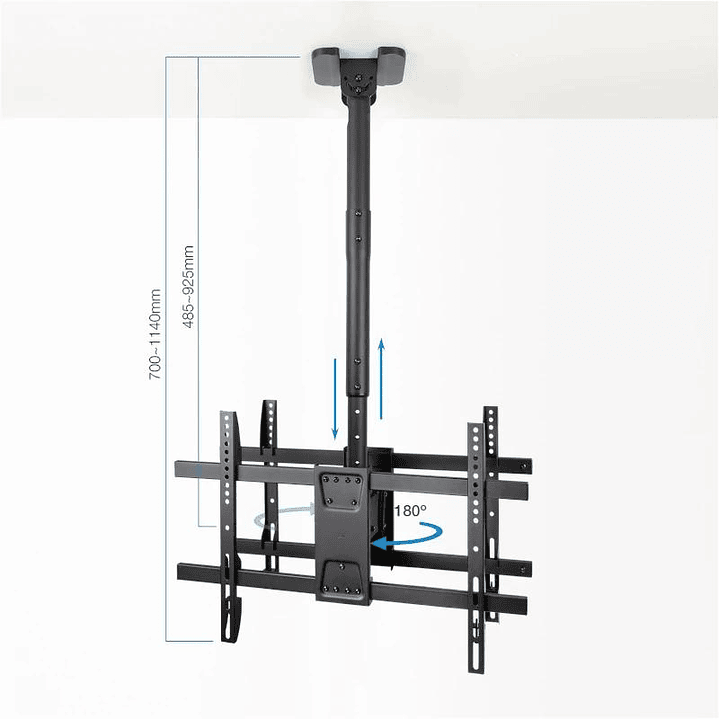 Tooq LPCE2286TSLI-B Soporte techo 2 TV 43