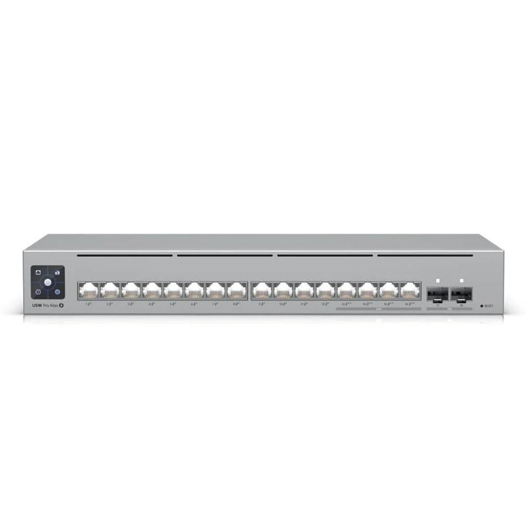 Ubiquiti USW-Pro-Max-16-PoE Switch L3 4x2GbE PoE++ 2