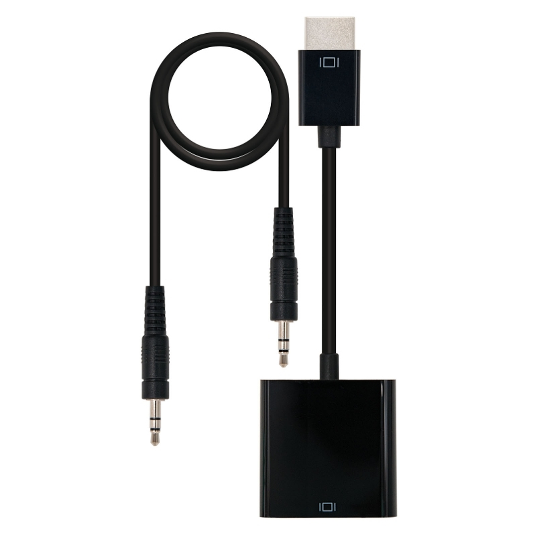 Nanocable Conversor HDMI/SVGA+AUDIO HDMI/M-SVGA/H 1