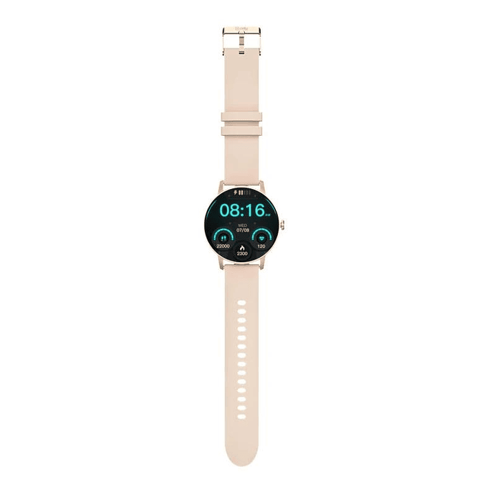 Celly Smartwatch Redondo Funcion Llamada Rosa 1