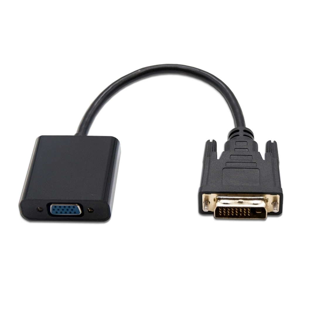 Nanocable Conversor DVI 24+1/M A VGA HDB15/H 10 cm 1