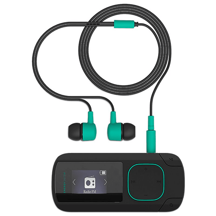 Energy Sistem MP3 Clip Bluetooth 8GB Radio Menta 3