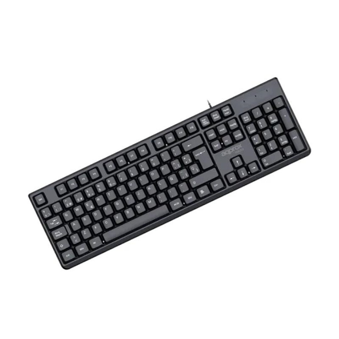APPROX Teclado X205 USB 2.0 Negro 1