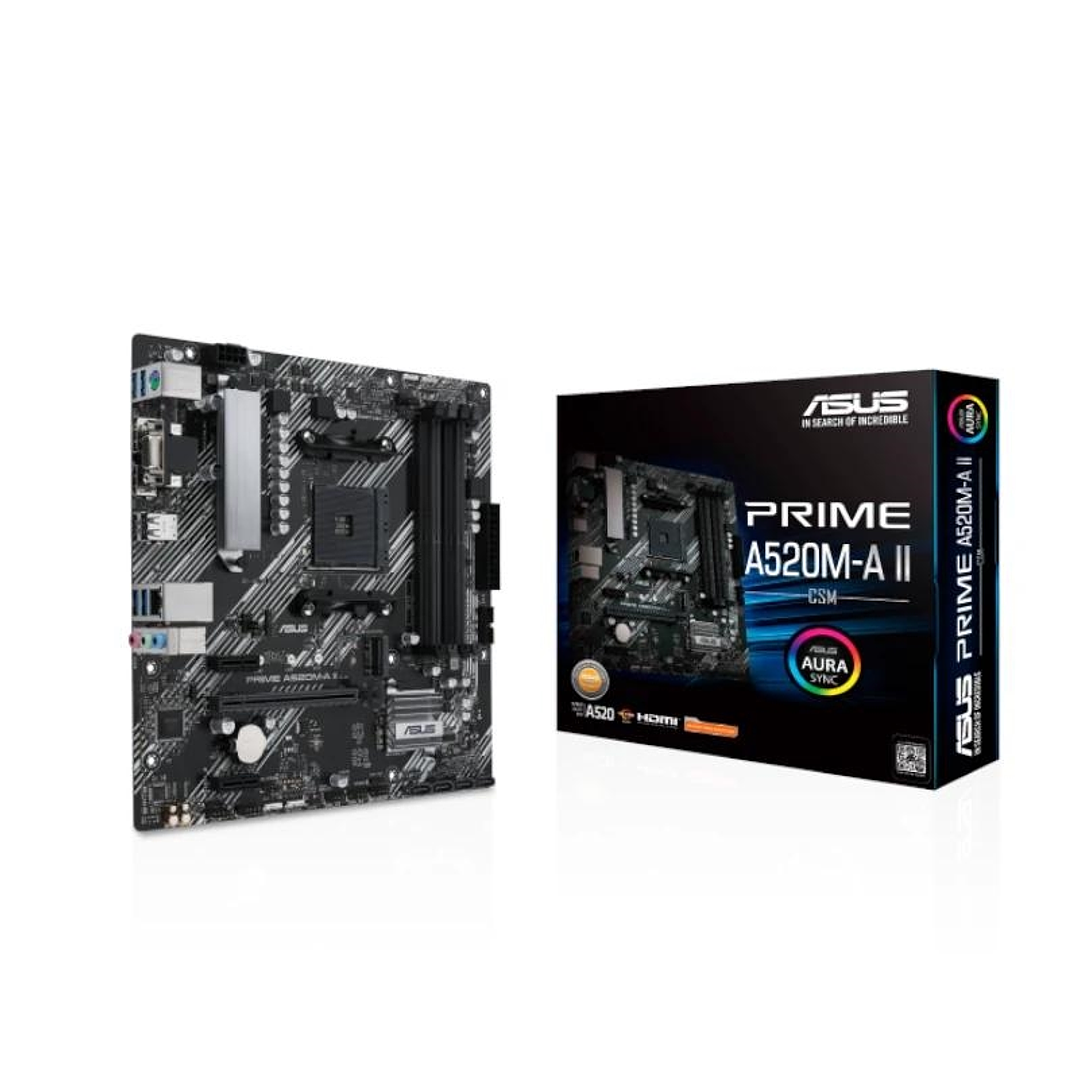 Asus Placa Base PRIME A520M-A II CSM mATX AM4 1